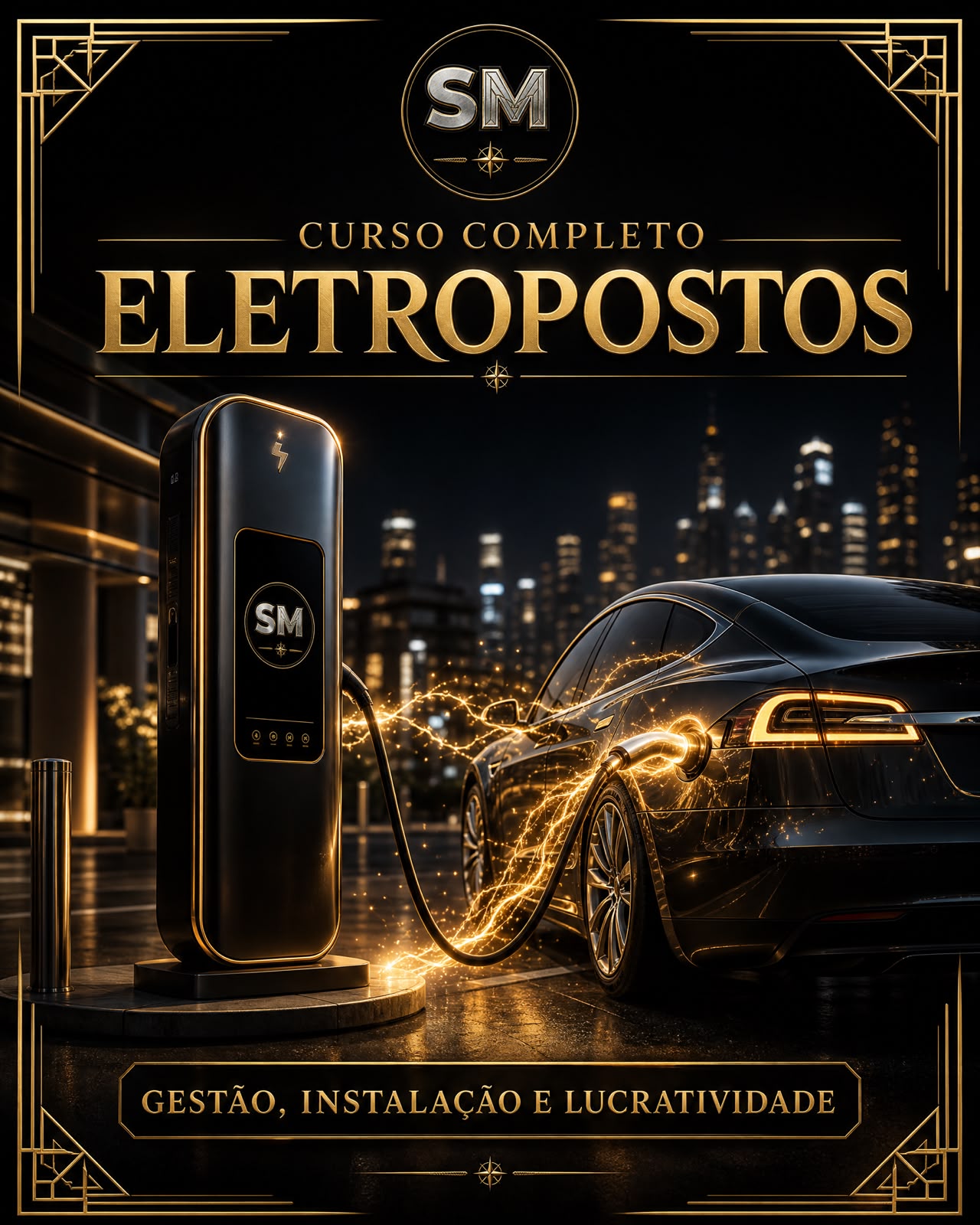 Capa do Curso Completo Eletropostos — SM Engenharia Elétrica